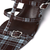 Alana Strappy Block Heels (Espresso)