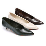 Piper Pumps Heels (Dark Green)