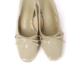 Freya Slingback Pumps With Bow (Burlywood)