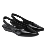 Sage Wedge Pumps (Black)