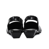 Sage Wedge Pumps (Black)