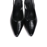 Sage Wedge Pumps (Black)