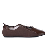 Lelli Two-Tone Ballet Sneakers (Espresso)