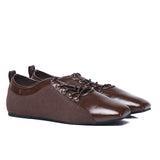 Lelli Two-Tone Ballet Sneakers (Espresso)