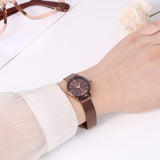 Miller Mesh Strap Analog Watch (Coffee)