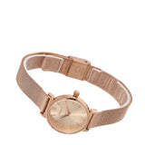 Miller Mesh Strap Analog Watch (Rose Gold)