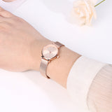 Miller Mesh Strap Analog Watch (Rose Gold)