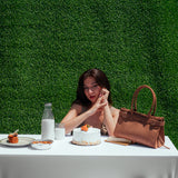 Jordyn Top Handle Bag (Brown)