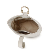 Nellie Petite Top Handle Bucket Bag (Khaki)