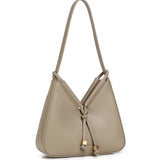 Norna Drawstring Shoulder Bag (Khaki)