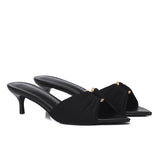 Hazeera Buckle Heels (Black)