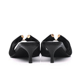 Hazeera Buckle Heels (Black)