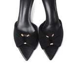 Hazeera Buckle Heels (Black)