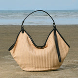 Eden Sculpted Hobo Bag (Caramel)