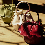 Hana Blossom Bucket Bag (Cream)