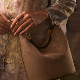Nasya Top Handle Bag (Taupe)